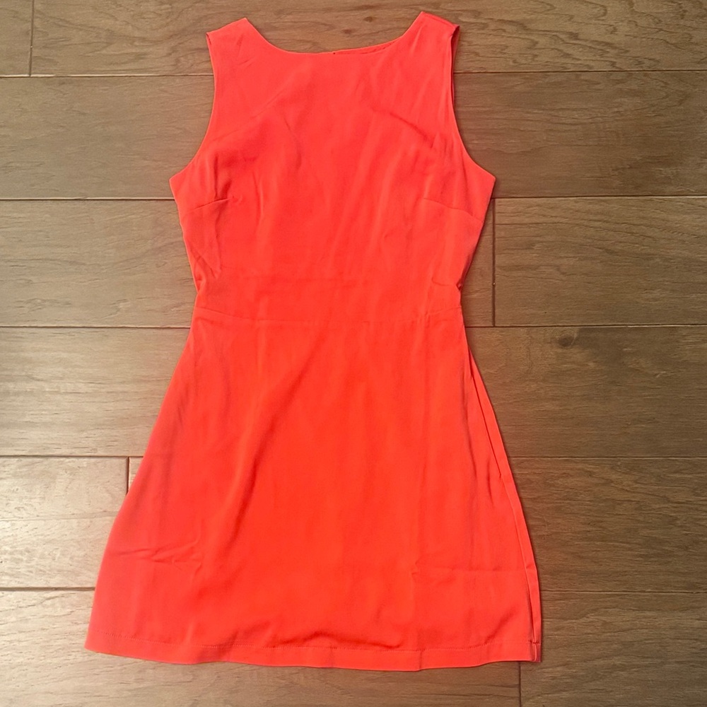 French Connection Elegant Coral Sleeveless Dress